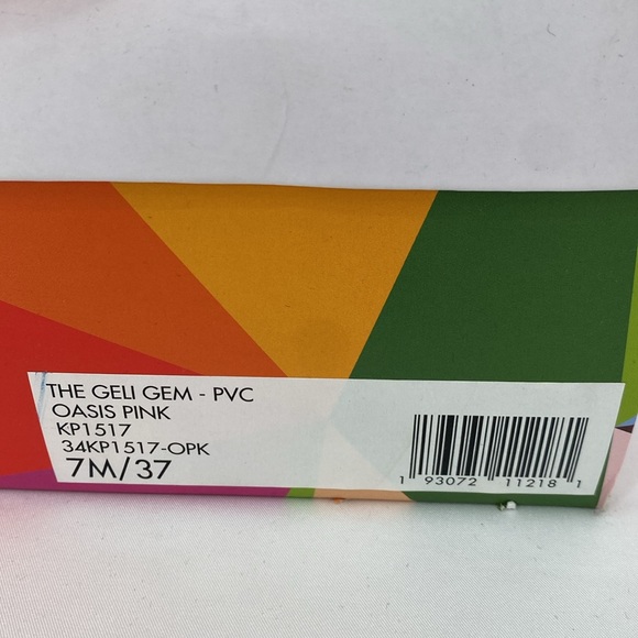 Katy Perry The Jelly Gem Flip Flop in Oasis Pink Bejeweled Scented Size 7 - Picture 3 of 9